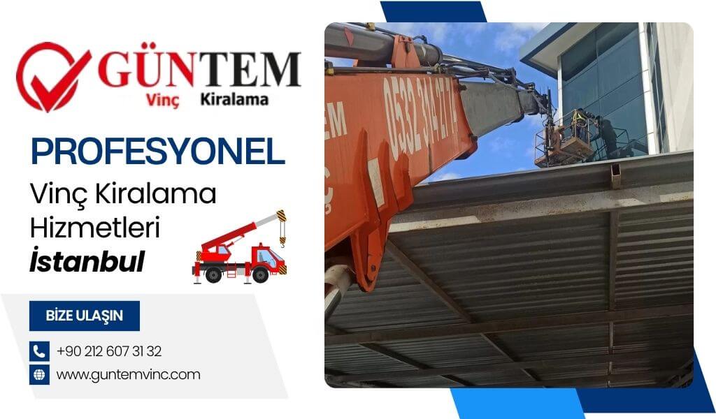 Güntem vinç kiralama hizmetleri