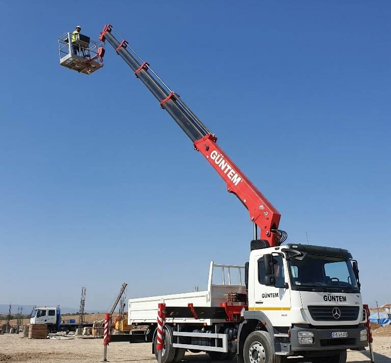Avcılar Denizköşkler kiralık sepetli vinç hizmeti