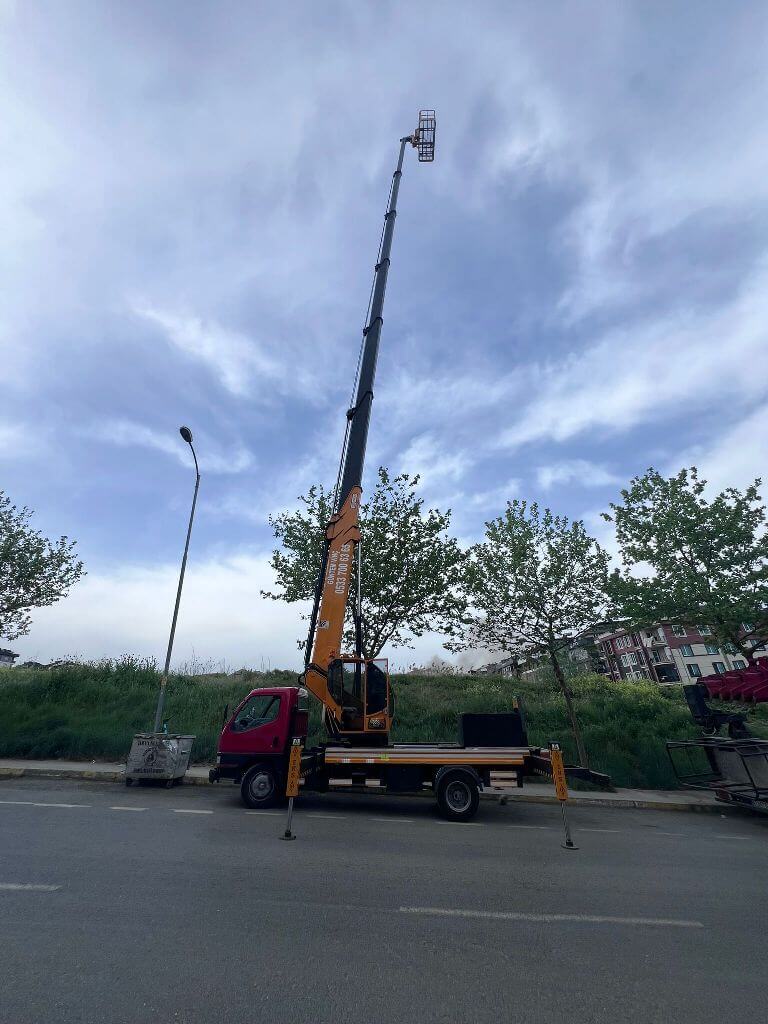 Profesyonel Beylikdüzü sepetli vinç kiralama hizmetleri: Güntem Vinç